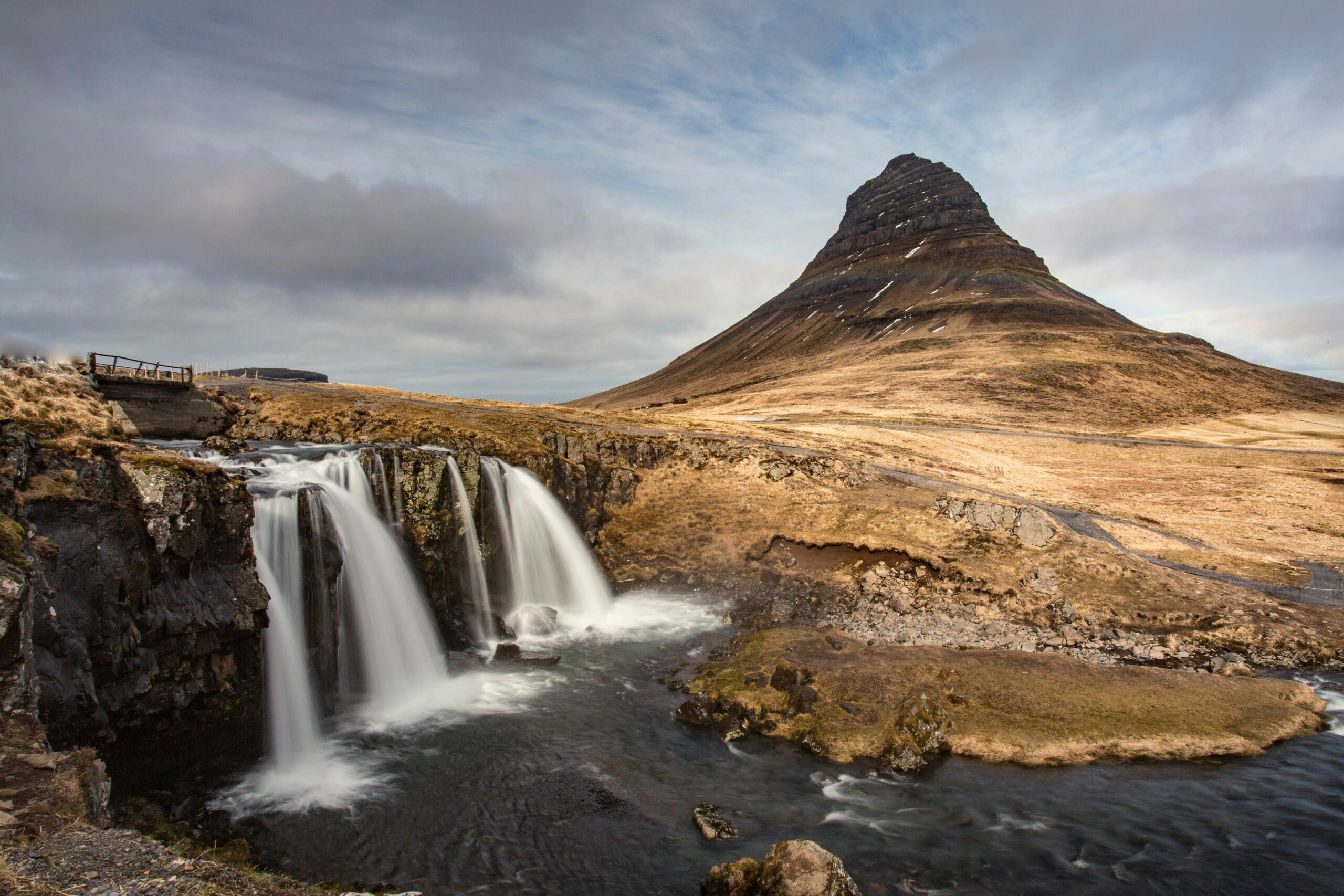 waterfalls, mountain, nature, landscape, hill, rocks, stream, water, outdoor
