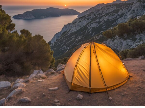 Bivouac vue sur mer